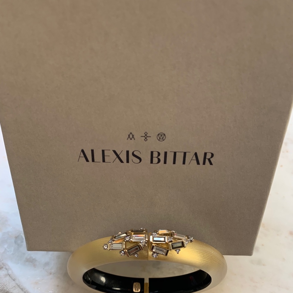 Alexis Bittar Crystal Hinge Bracelet